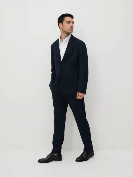 Reserved Блейзер regular fit темно-синій синій