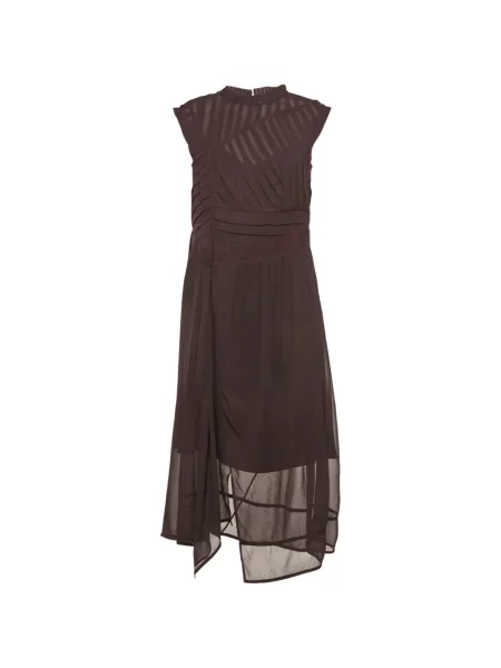 Rochie midi Allsaints maro