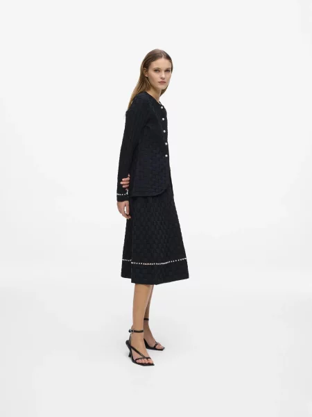 Karl Lagerfeld Fustă negru alb