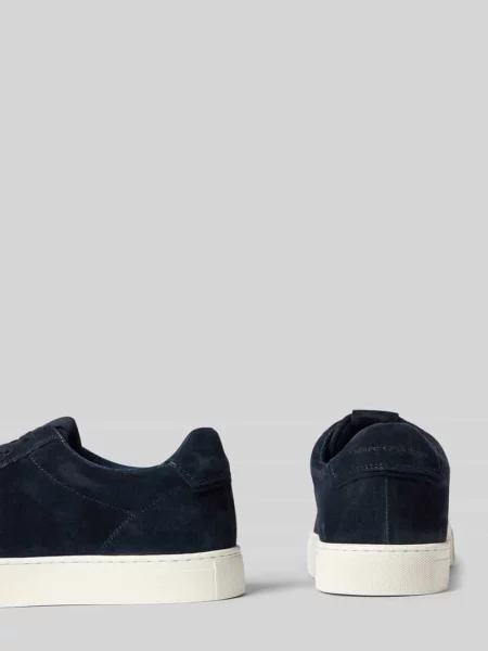 Sneakersy z naturalnej skóry model AGAR 3' Marc O'polo granatowe