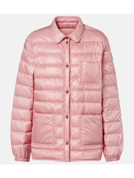 Geacă cu puf Moncler roz