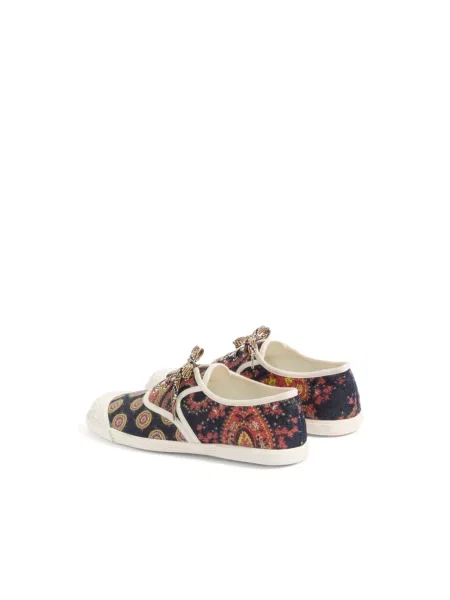 Lniane sneakersy Valentino Garavani