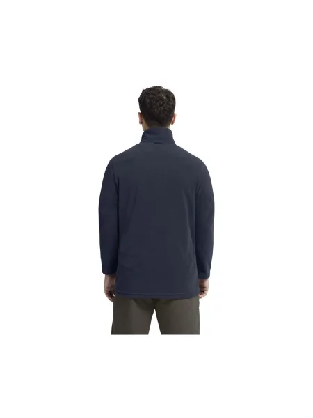 Pánska fleecová mikina Jack Wolfskin Taunus Full Zip midnight sky modrá