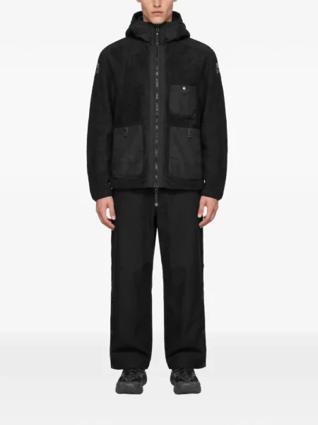Geacă Parajumpers din fleece cu glugă negru