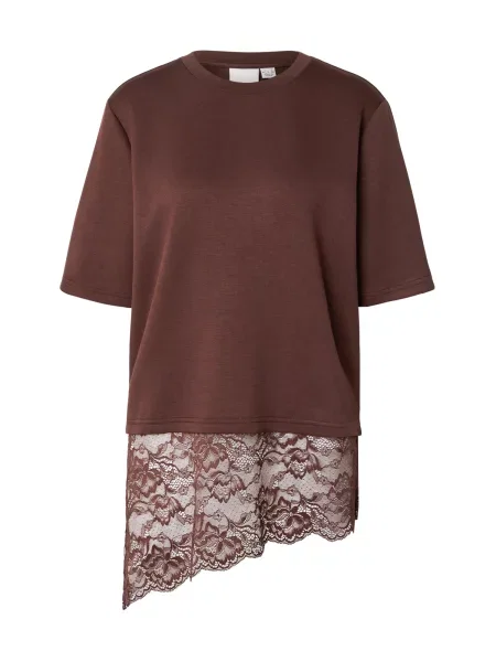 ICHI Tricou IHKAIWA ciocolatiu