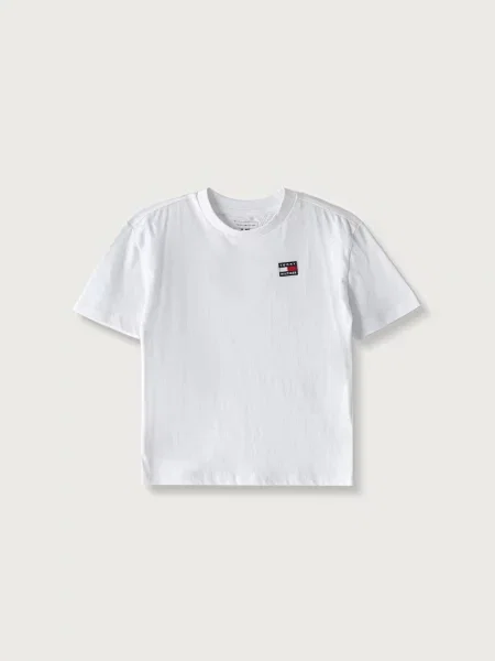Tommy Hilfiger basic majica kratkih rukava za djecu od pamuka bijela