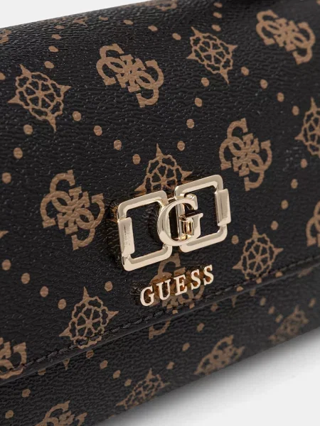 Кожаная сумка через плечо Guess