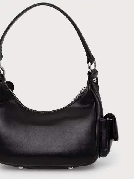 Кожаная сумка хобо Juicy Couture