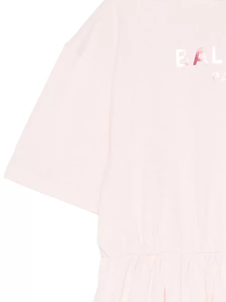 Sukienka dziecięca Balmain różowa