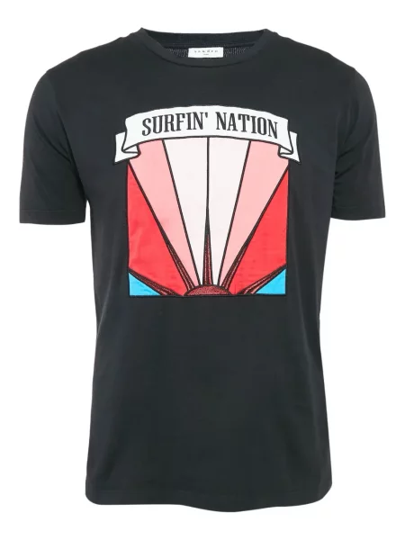 Tricou Sandro cu imagine negru