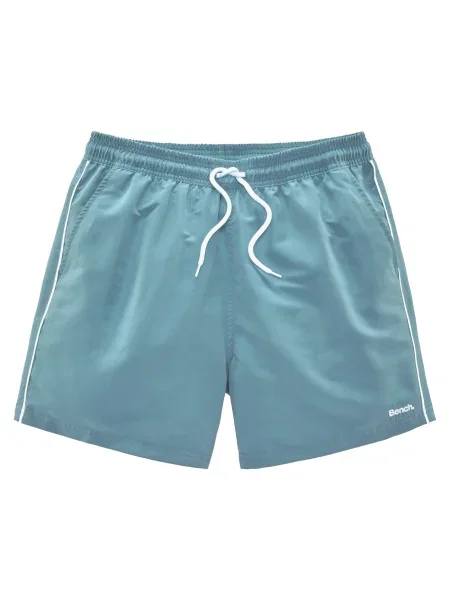 BENCH Kratke kopalne hlače svetlo modra bela