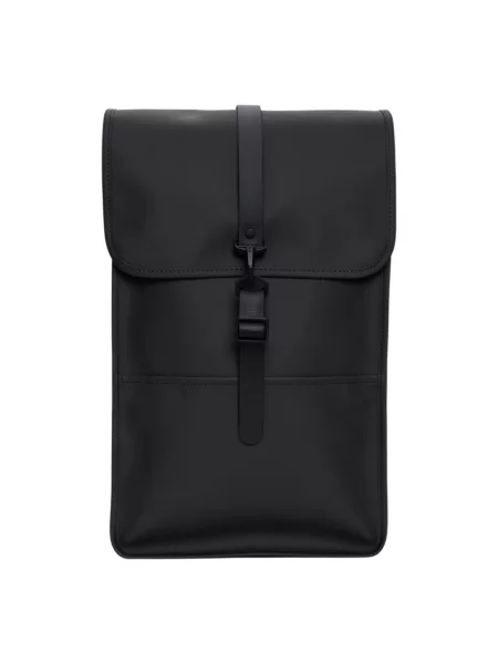Rains Backpack Black Unisex Plecaki i torby Rains Size: One size czarny