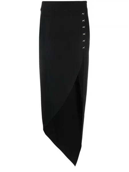 Fusta maxi Genny de cristal negru
