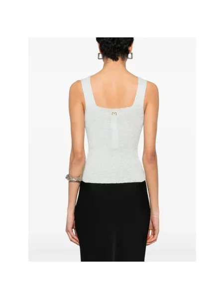 Top Twinset niebieski