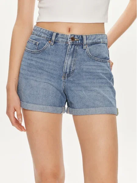 Дънкови шорти Only сиво