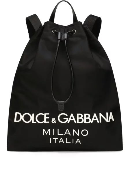 Rucsac Dolce & Gabbana cu imagine negru