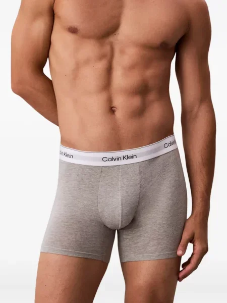 Boxeri Calvin Klein Underwear cu autograf gri