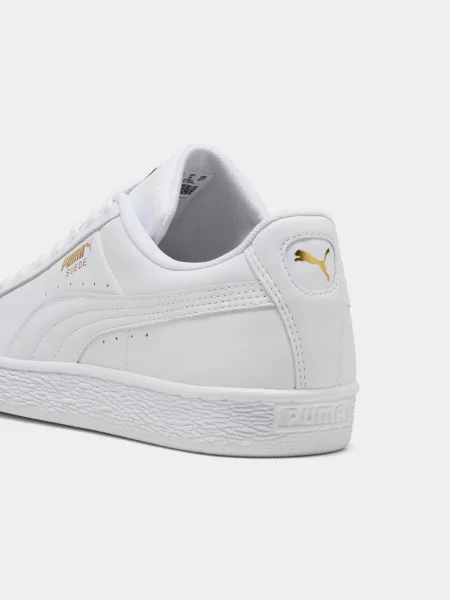Замшевые кеды Puma белые
