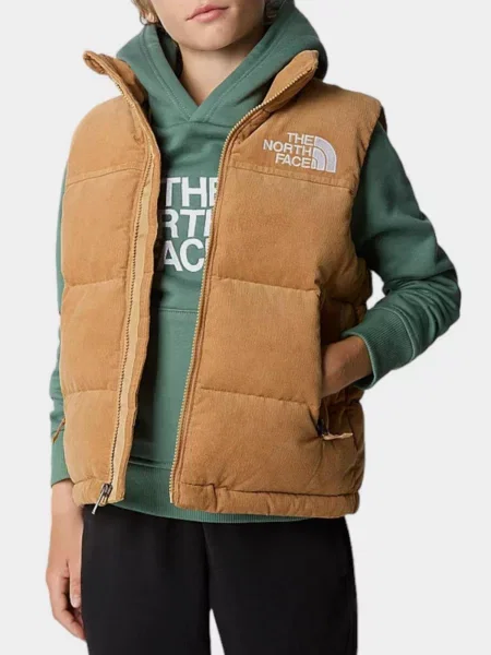 Дитячий Жилет з утеплювачем The North Face Retro Nuptse бежевий