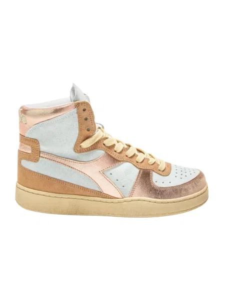 Sneakersy Diadora z przetarciami beżowe