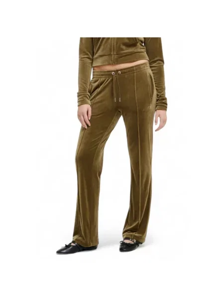 Spodnie Juicy Couture zielone