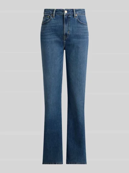 Lauren Ralph Lauren jeansy wide leg niebieskie