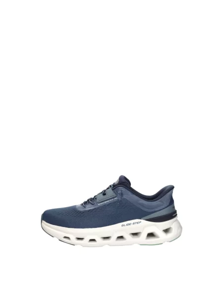 Sneakersy Skechers niebieskie
