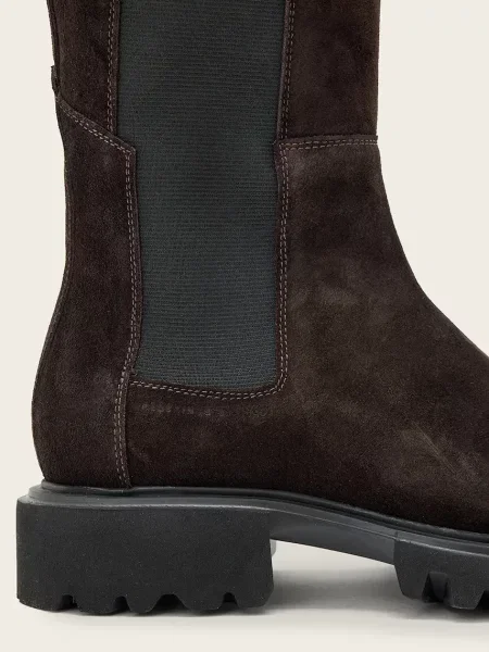 Замшевые сапоги Allsaints