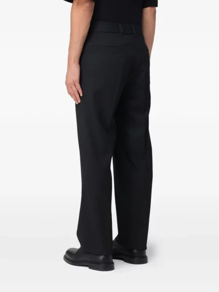 Pantaloni Paolo Pecora plisate negru