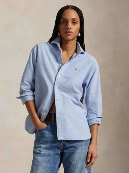 POLO RALPH LAUREN Cămașă | Relaxed fit albastru