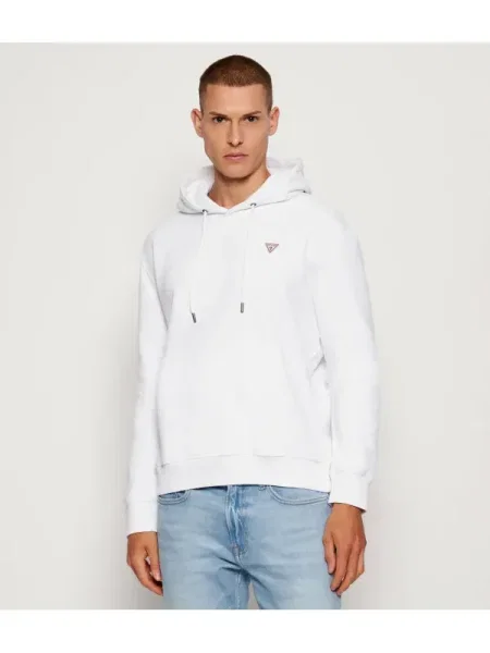 Guess Jeans Hanorac Iconic alb