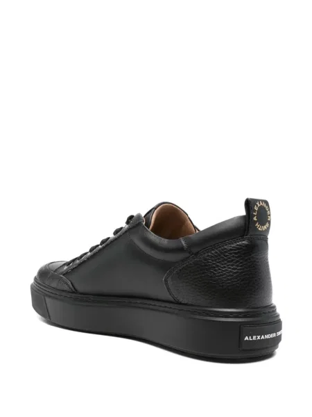 Sneakerși Alexander Smith cu șireturi din piele negru