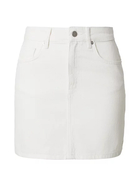 Studioselect Fustă Christin denim alb