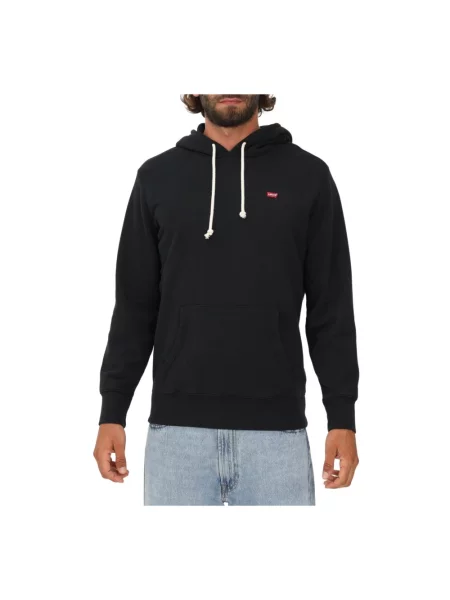 Bluza z kapturem Levi's z kapturem czarna