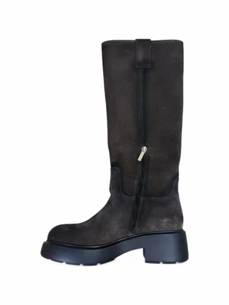 Botine Santoni cu platformă gri