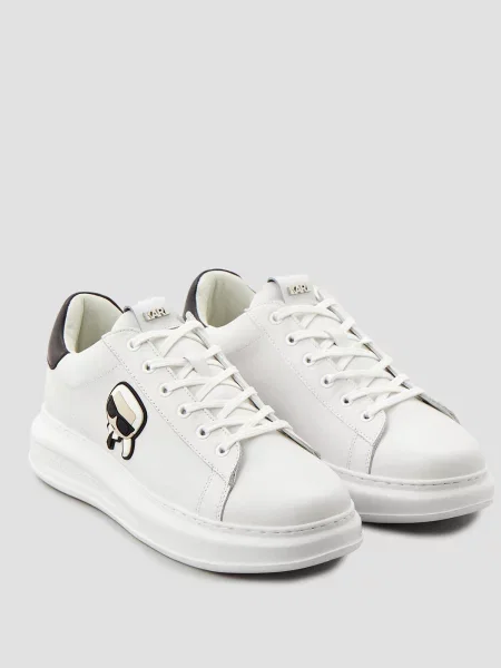 Кожаные кеды Karl Lagerfeld белые