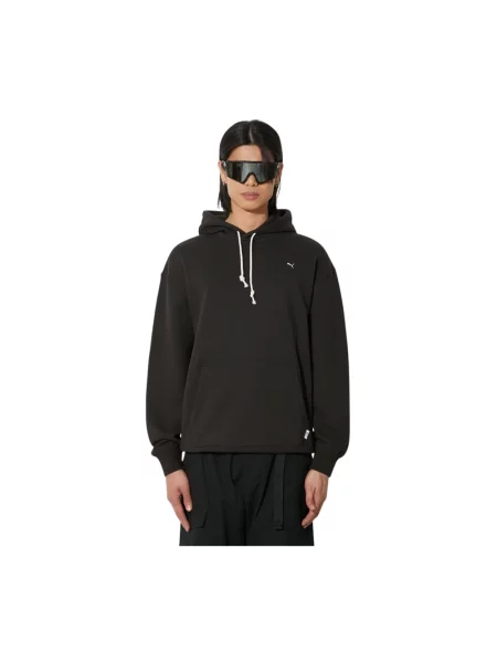 Puma bluza MMQ z kapturem melanżowa czarny