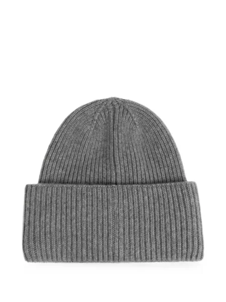 Căciulă Max Mara cu broderie gri