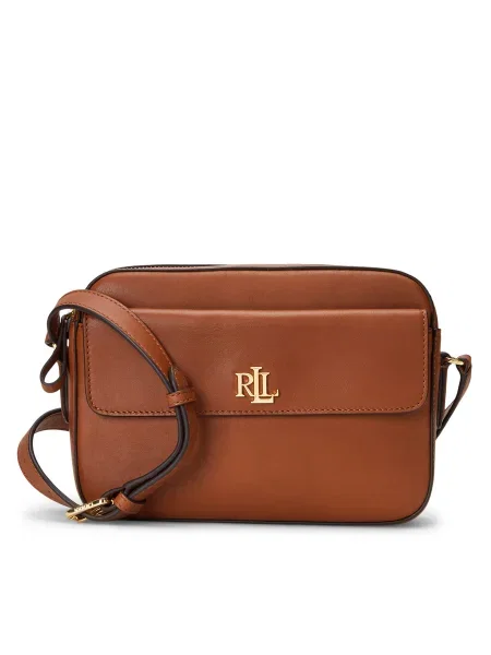 Kabelka Lauren Ralph Lauren hnedá