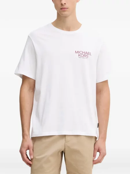 Tricou Michael Kors cu imagine alb