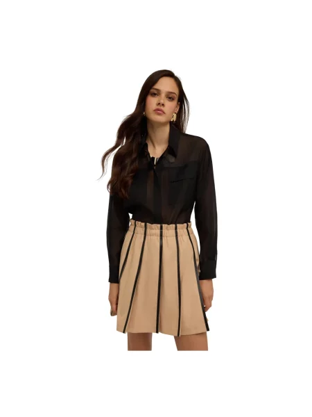 Spódnica plisowana Motivi beżowa