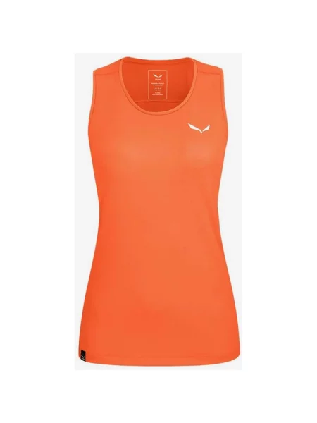 Koszulka bez rękawów Salewa Sporty Dry 42 pomarańczowa