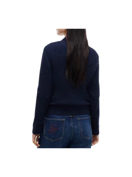 Tommy Hilfiger kardigán dámsky modrá