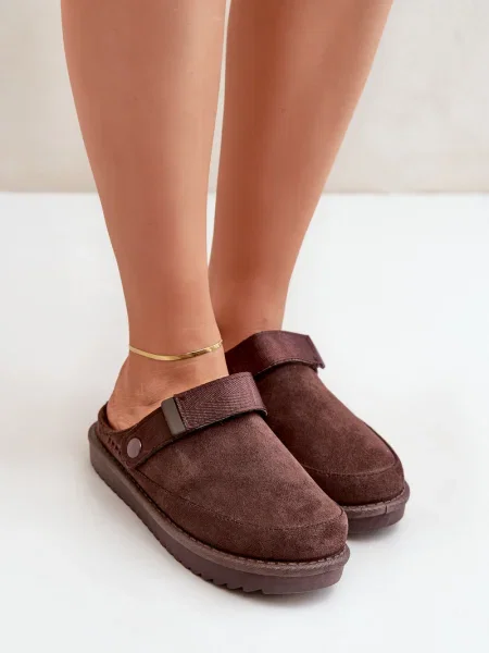 Zateplené pantofle Pg2 na platformě