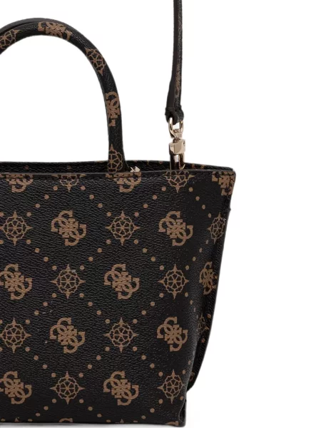 Geantă shopper Guess cu imagine negru