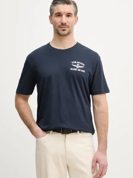 Kratka majica Aeronautica Militare modra