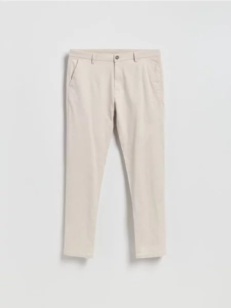 Reserved Pantaloni chino slim bej