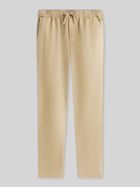 Tommy Hilfiger Chinosy Harlem beżowy