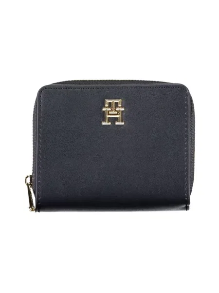 Portfel Tommy Hilfiger skórzany elegancki niebieski