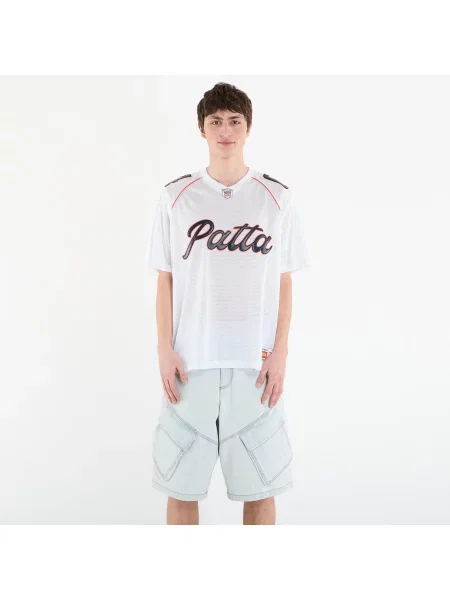 Fotbal tricou Patta din jerseu alb